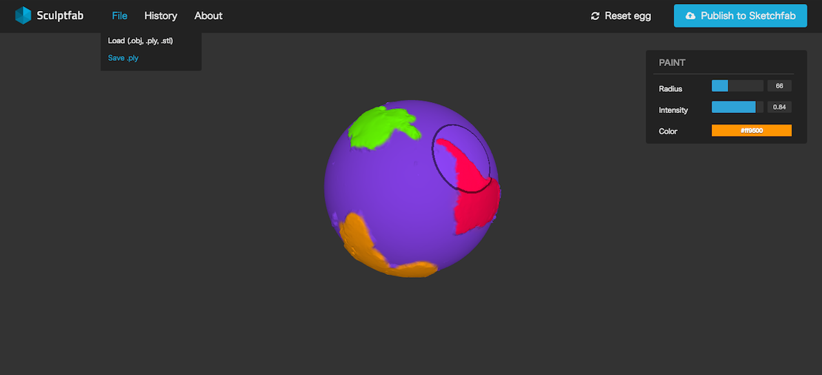 ブラウザ上で楽しめる3dペイントツール Sculpfab とは モデログ