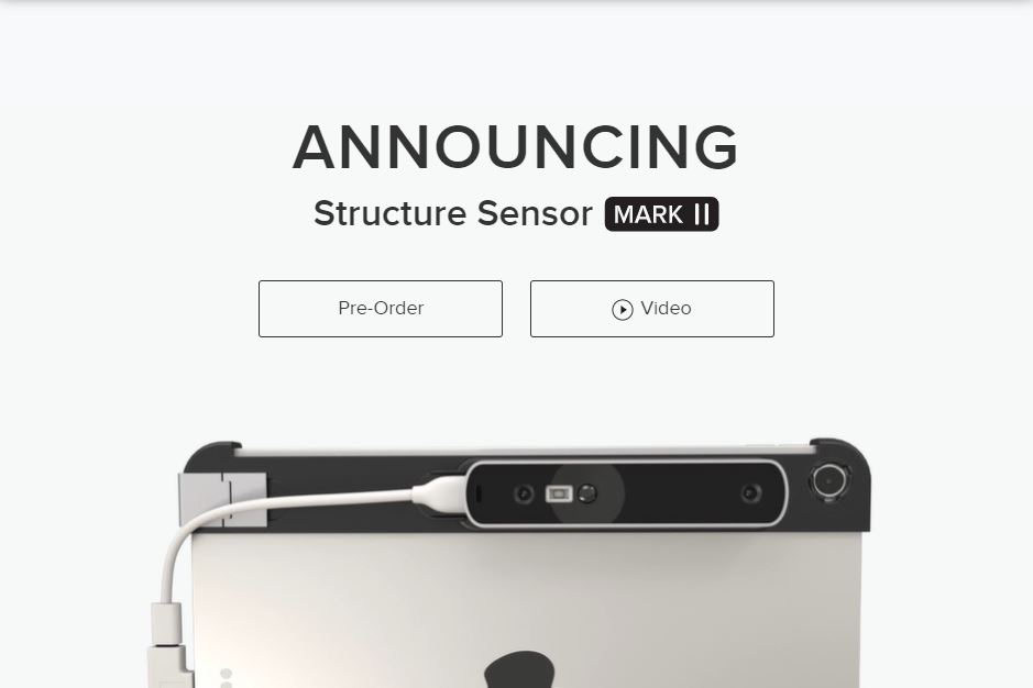 iPad用の3Dスキャナー「Structure Sensor」が人をより繊細に 