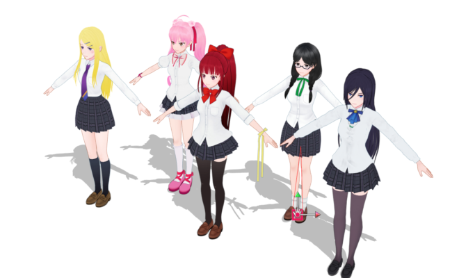 制作事例】MMD用のキャラクターや背景を作成しました  モデログ