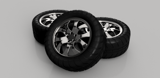 【Fusion 360】「円形状パターン」でタイヤのモデリングサムネイル画像