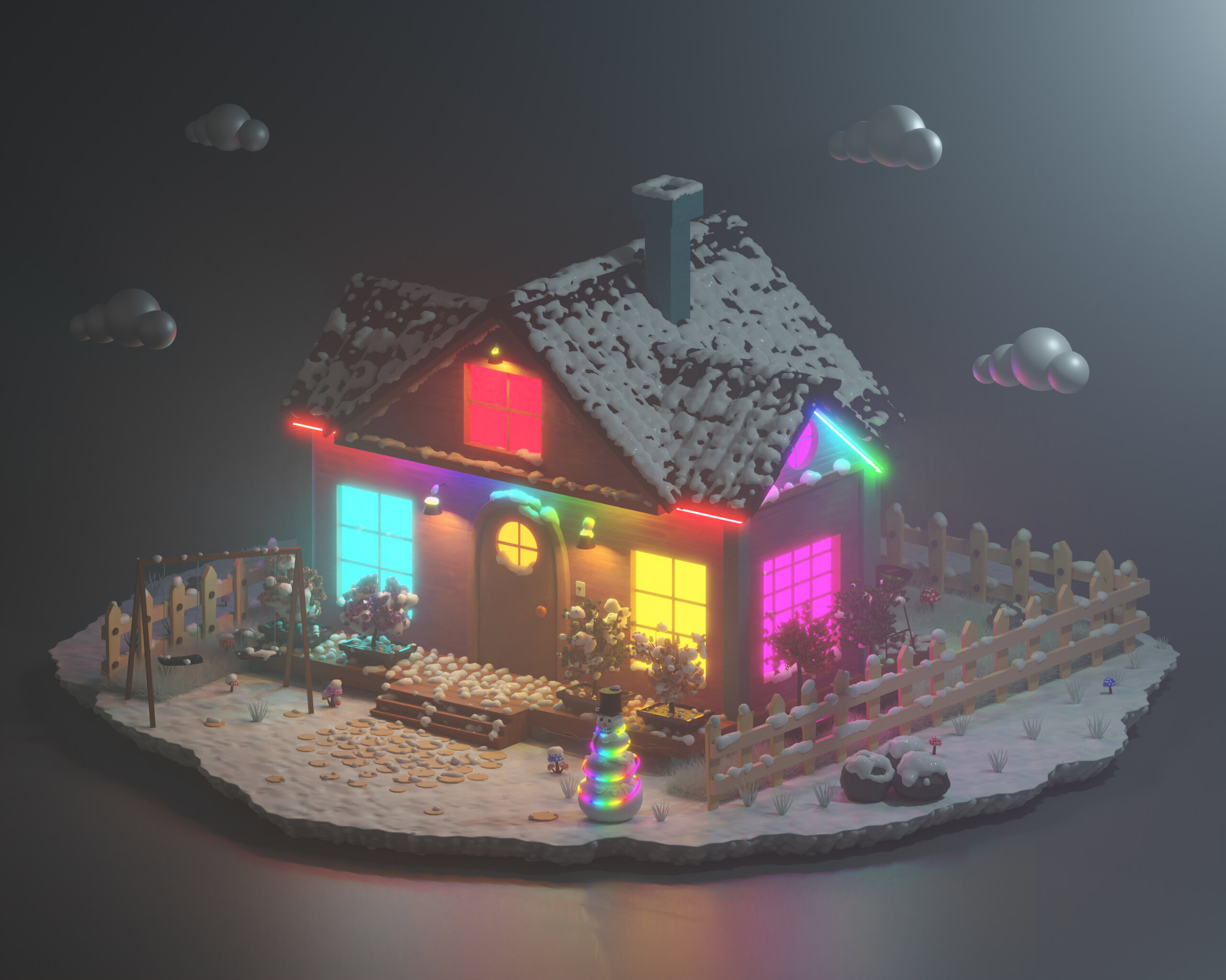3Dプリンター住宅の画像