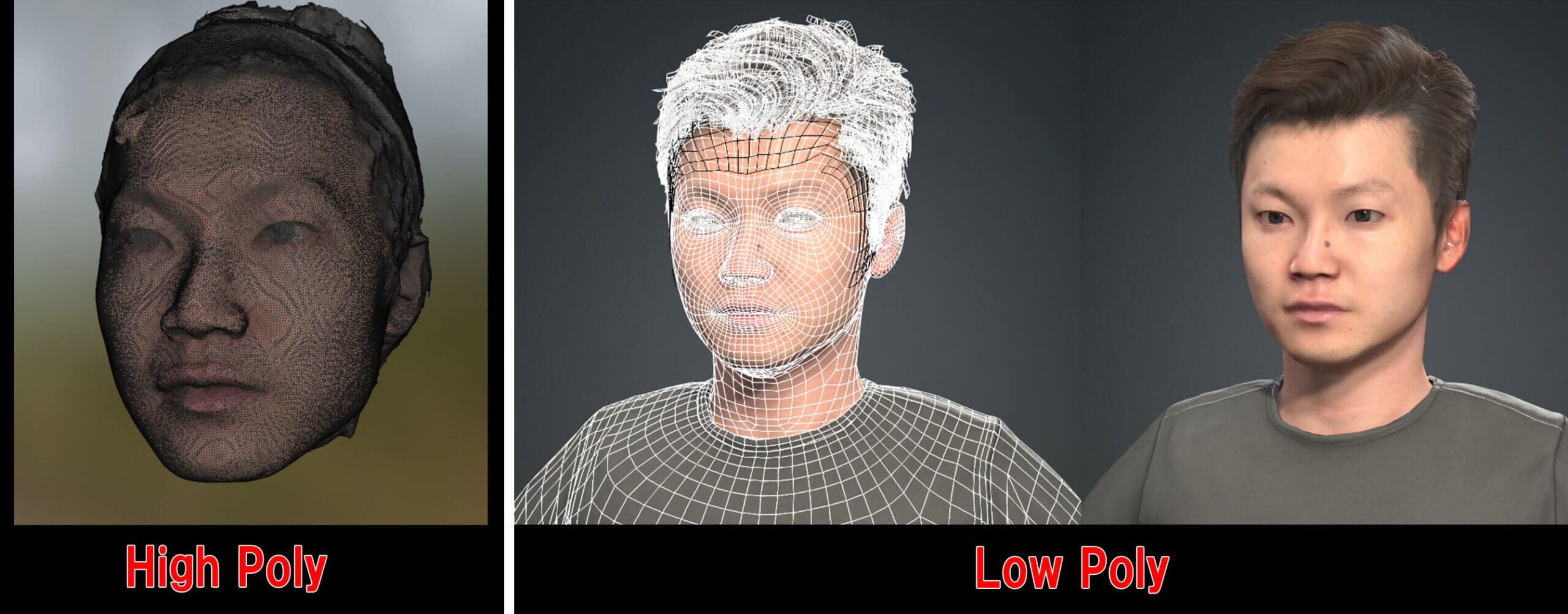 3DスキャンデータからUnrealEngine用のデータの画像