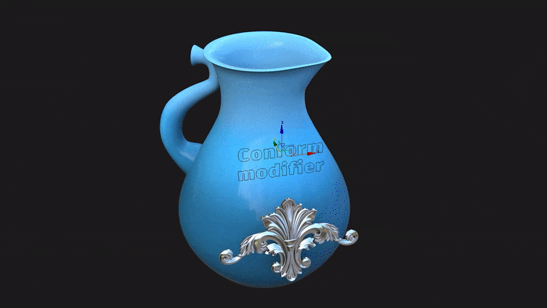 3ds Max 2026.3「コンフォームモディファイア」