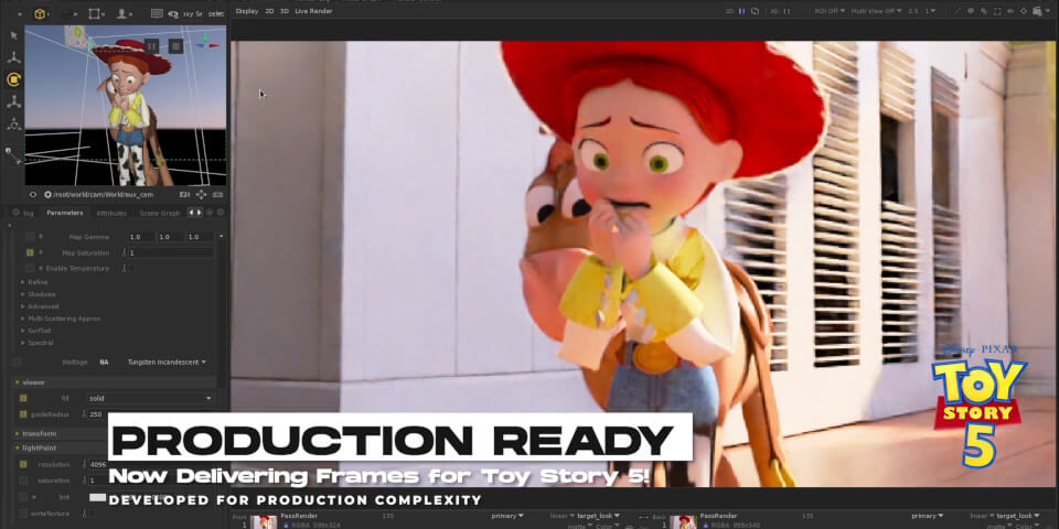 RenderMan 27の画面