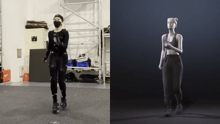 VideoMocapのモーション画像