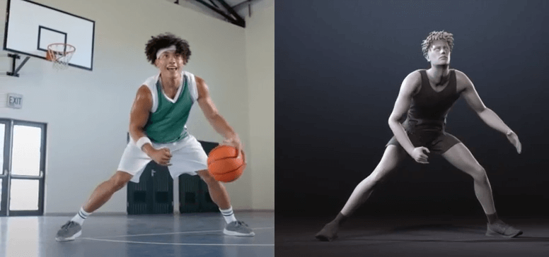 VideoMocapのモーション画像