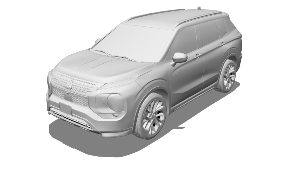 車の3Dモデル